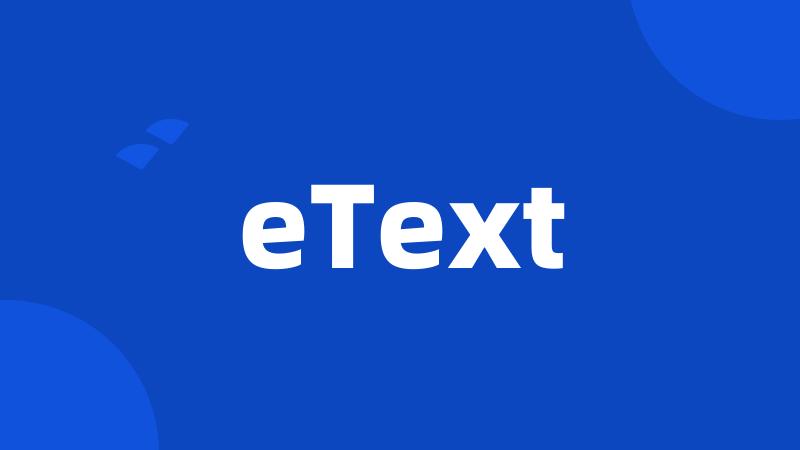 eText