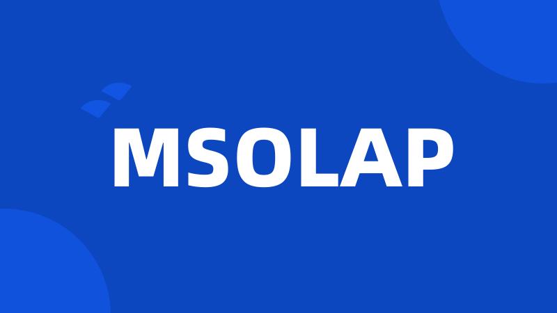MSOLAP