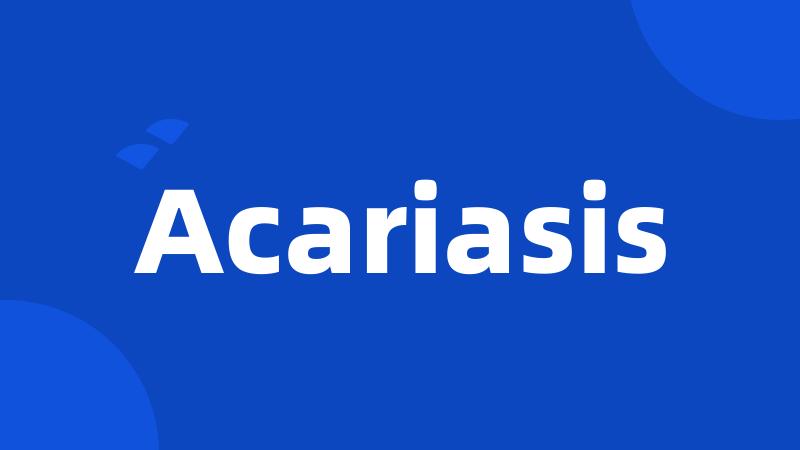 Acariasis