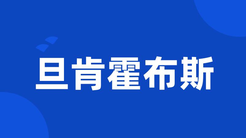旦肯霍布斯