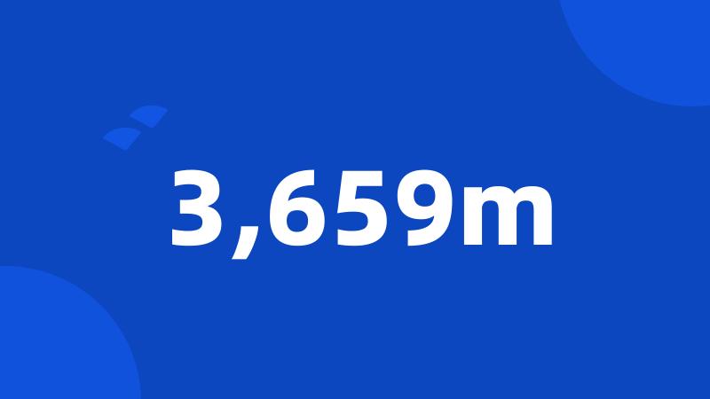 3,659m