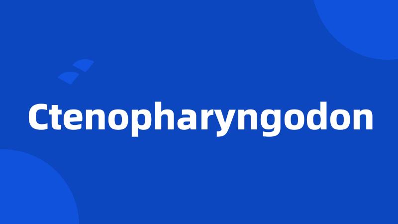 Ctenopharyngodon