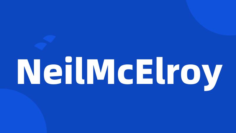 NeilMcElroy