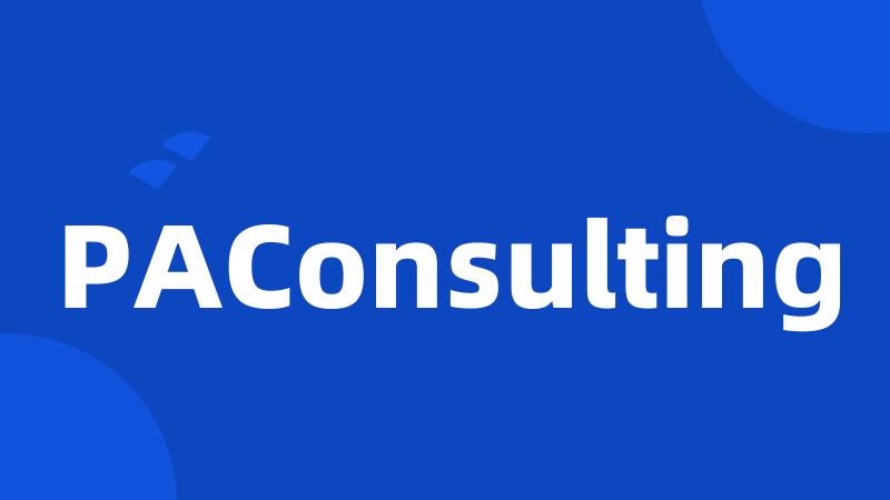 PAConsulting