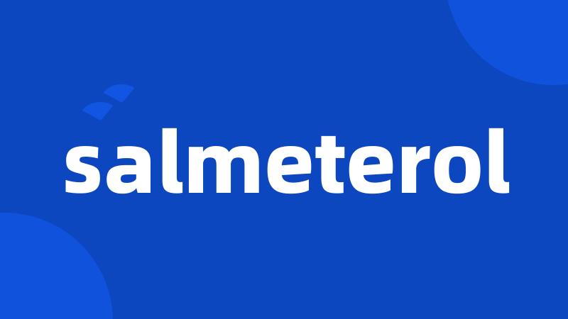 salmeterol