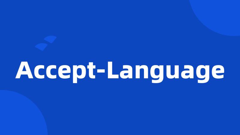 Accept-Language