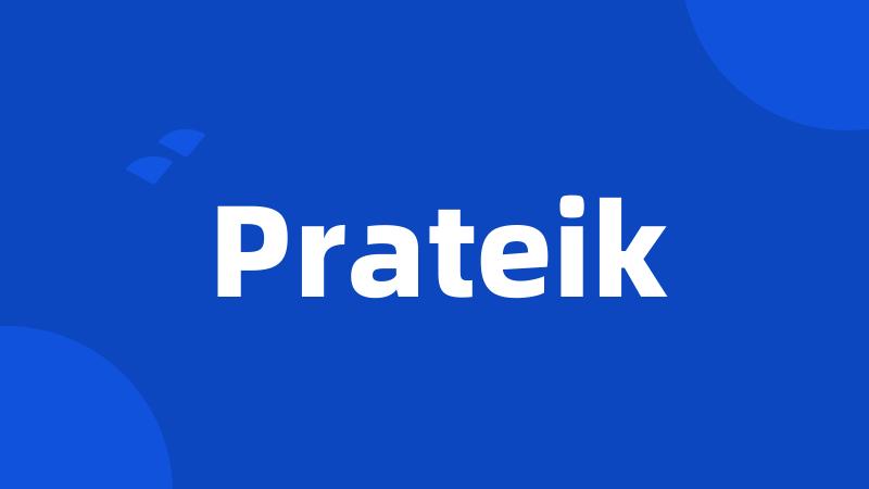 Prateik