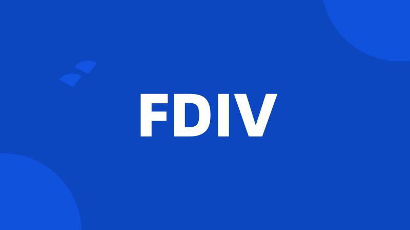 FDIV