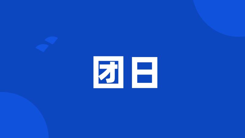 团日