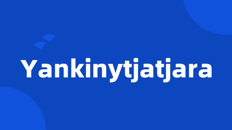 Yankinytjatjara