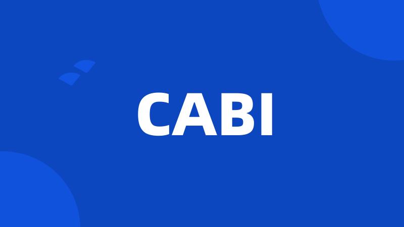 CABI