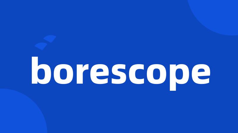 borescope
