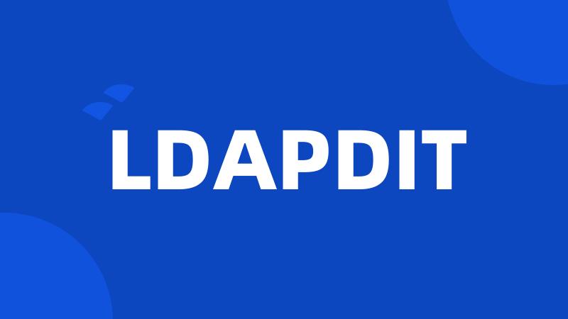 LDAPDIT