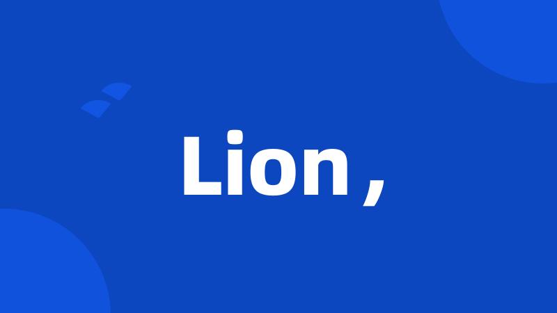 Lion,