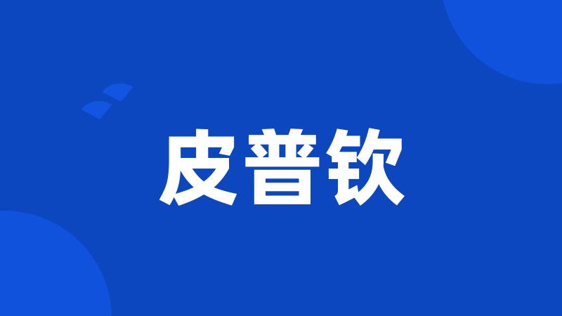 皮普钦
