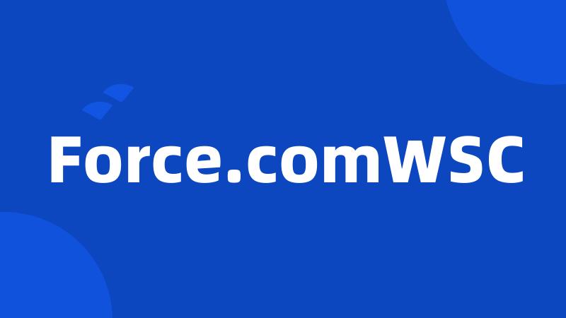 Force.comWSC