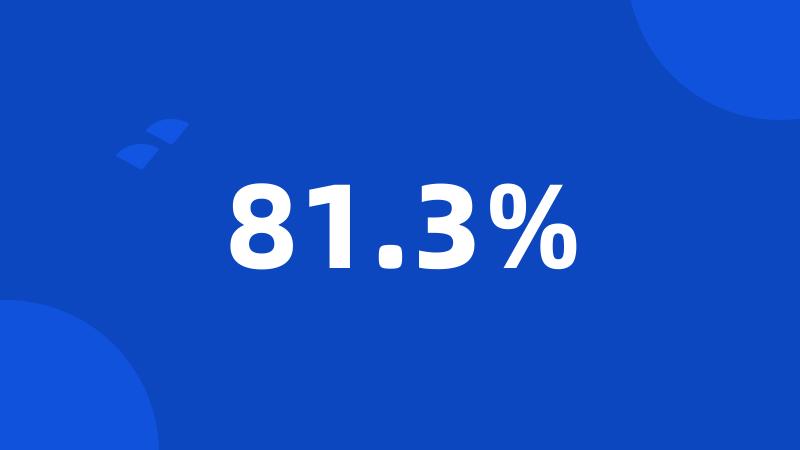 81.3%