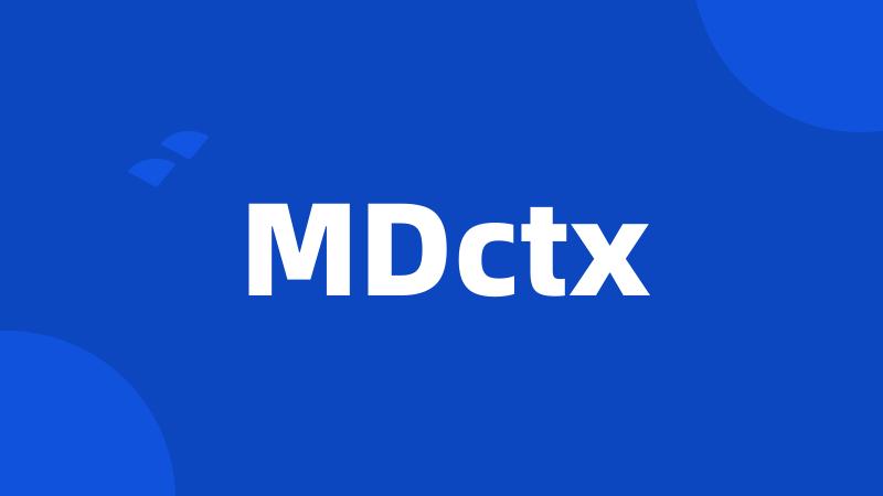 MDctx