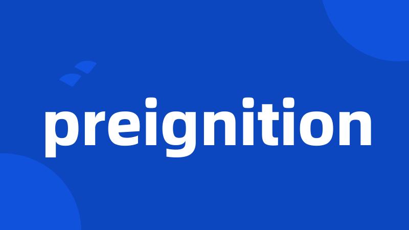 preignition