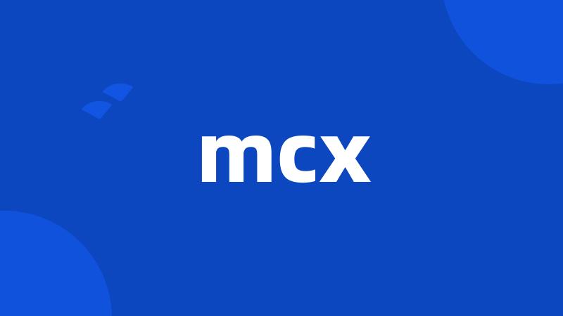 mcx