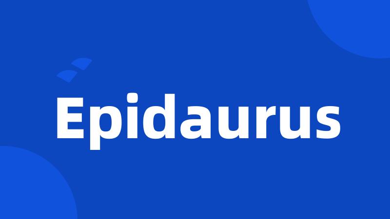 Epidaurus