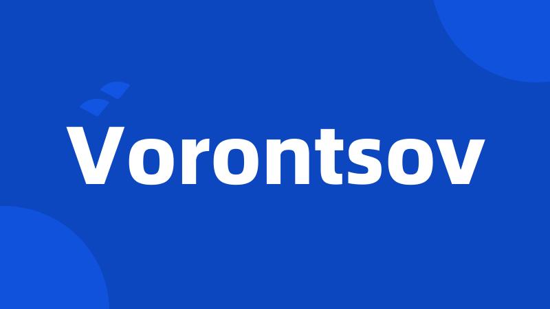 Vorontsov