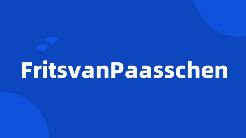 FritsvanPaasschen