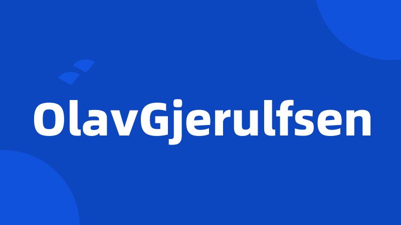 OlavGjerulfsen