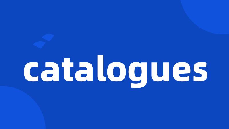 catalogues