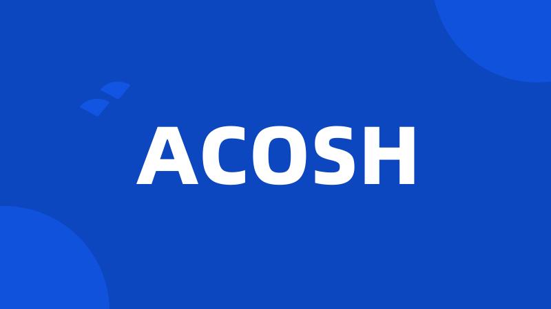 ACOSH