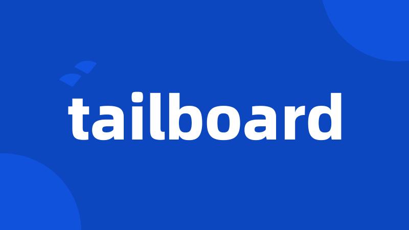 tailboard