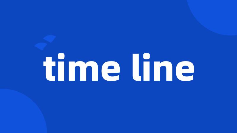 time line
