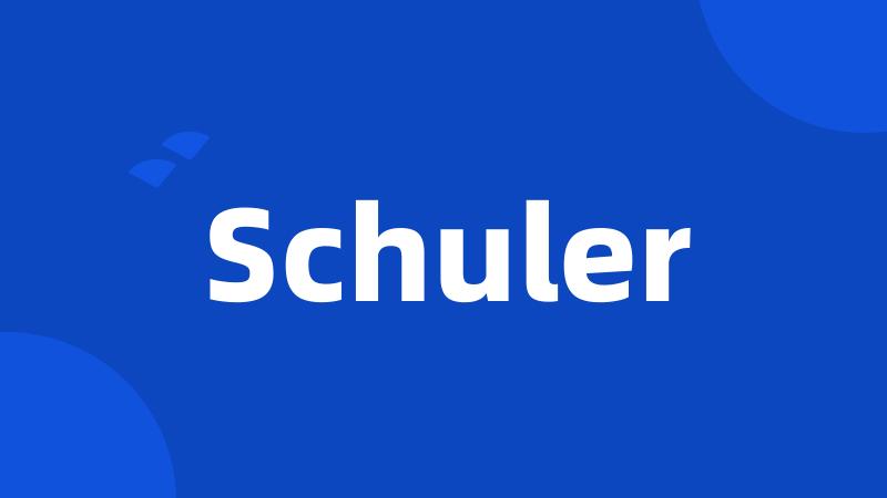 Schuler