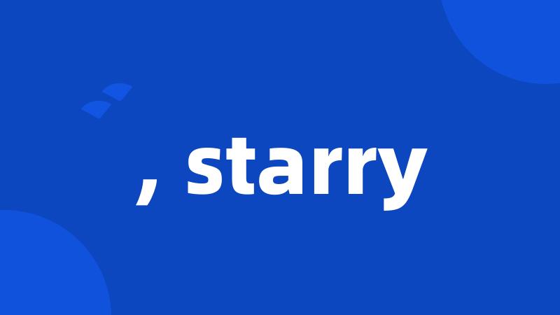 , starry