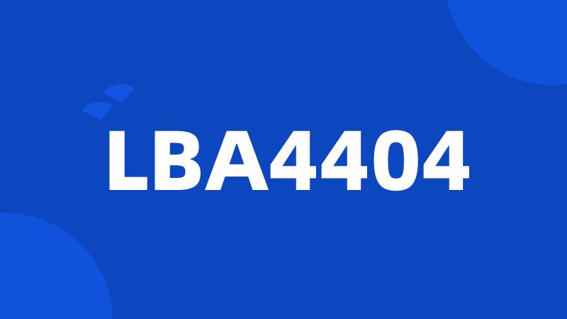 LBA4404