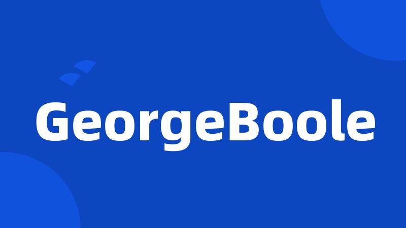 GeorgeBoole