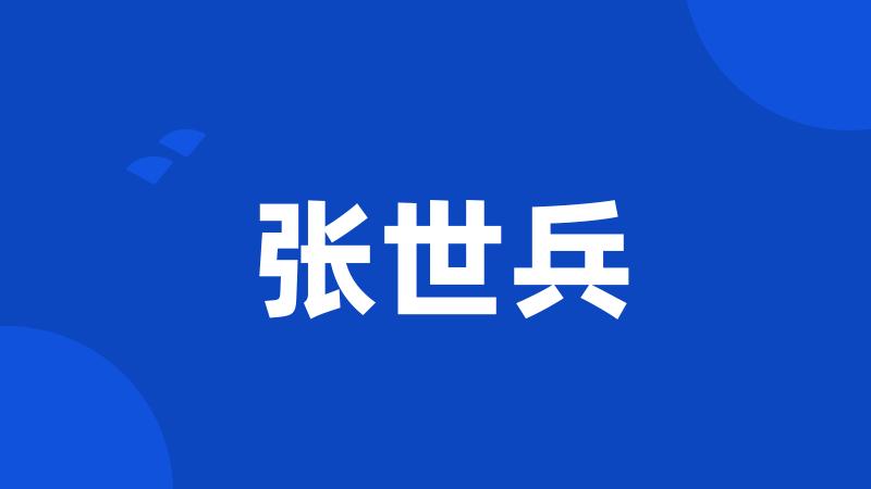 张世兵