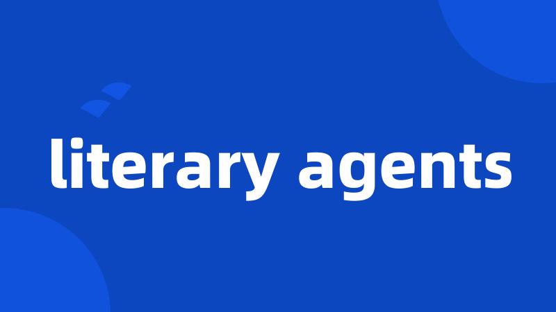 literary agents