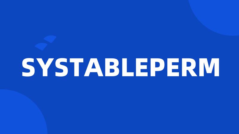 SYSTABLEPERM