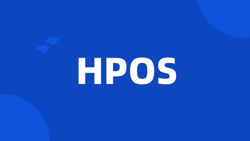 HPOS