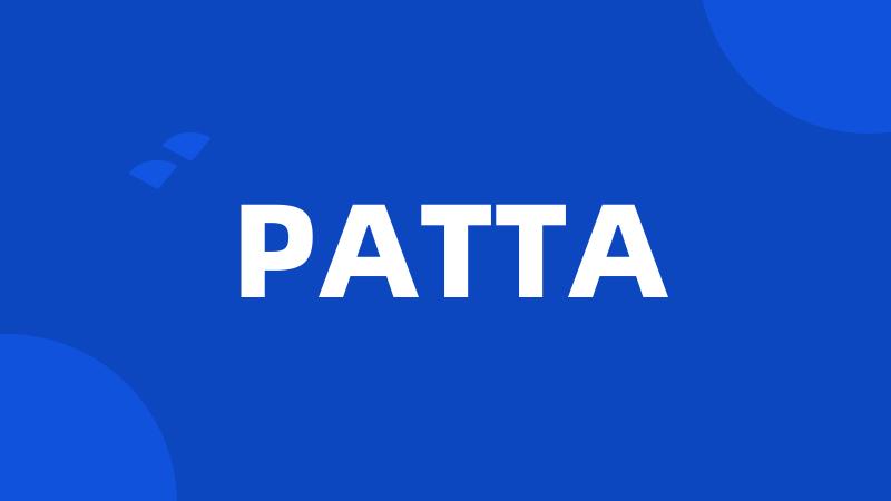 PATTA