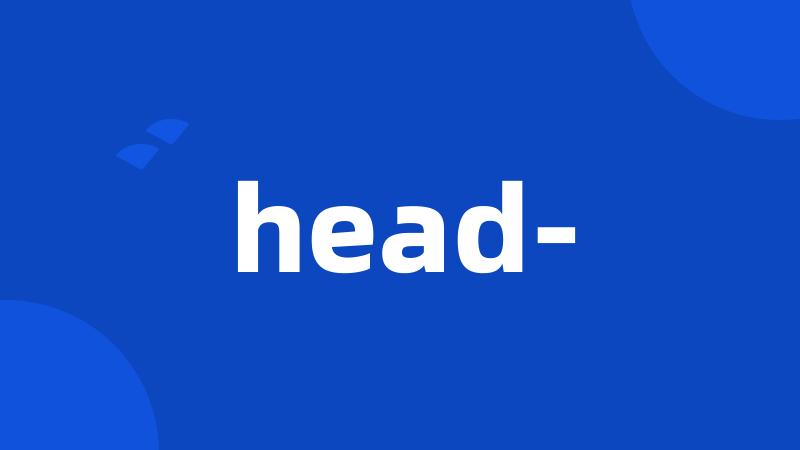 head-