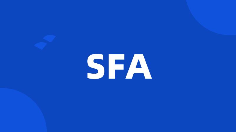 SFA