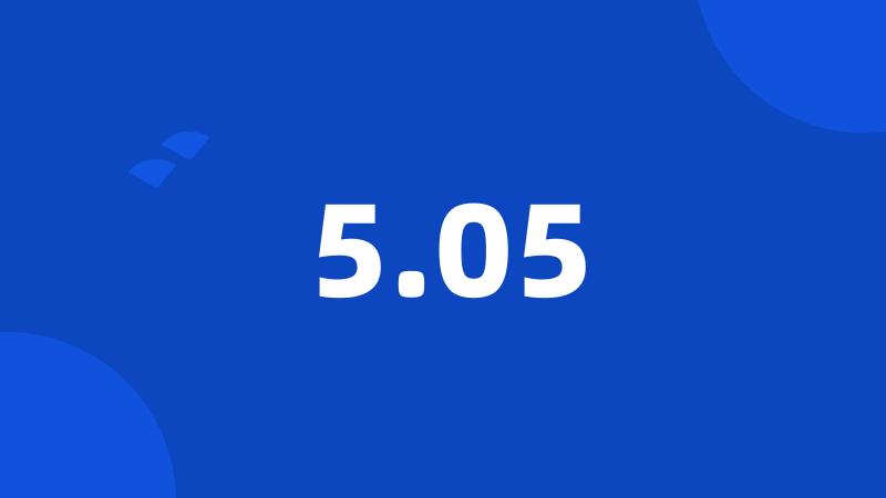 5.05