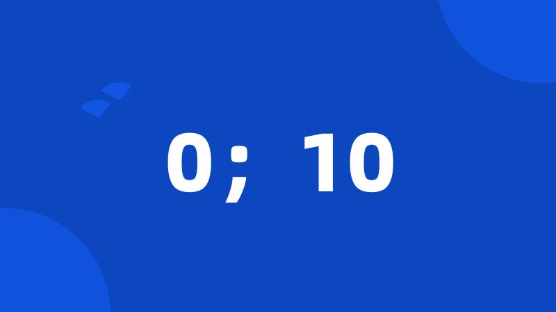 0;10
