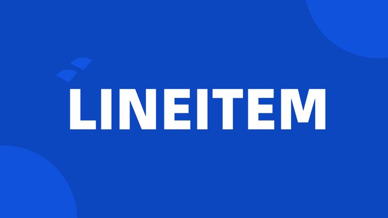 LINEITEM