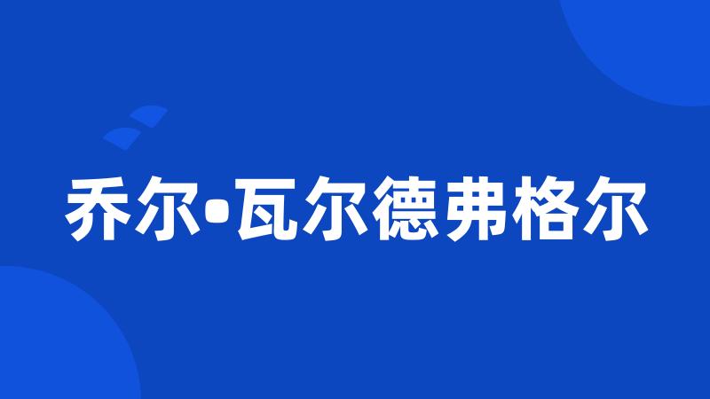 乔尔•瓦尔德弗格尔