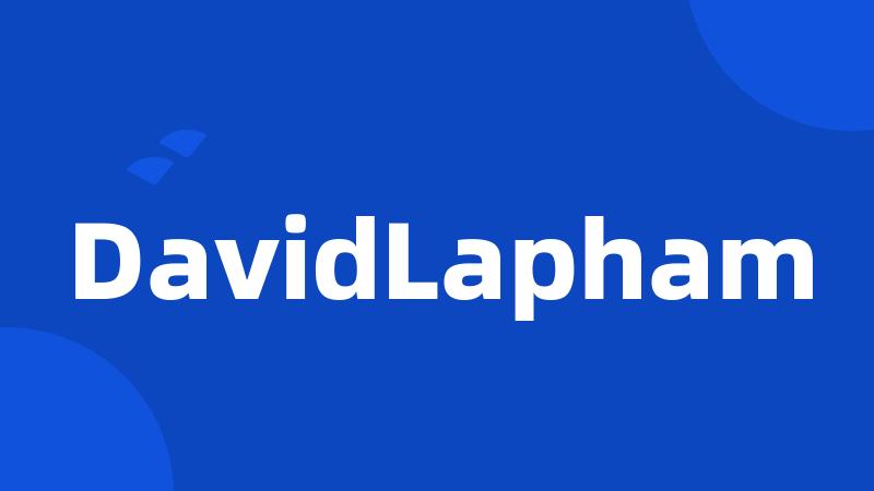 DavidLapham