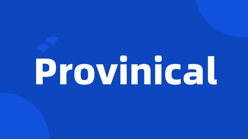 Provinical