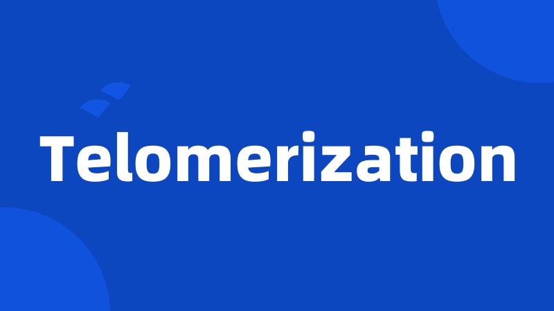 Telomerization